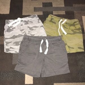 3 pairs of Carter's cotton shorts